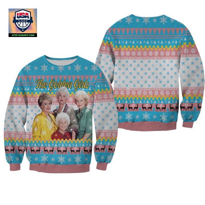 The Golden Girls Fan Christmas Knitting Pattern Sweater 3D Sweater