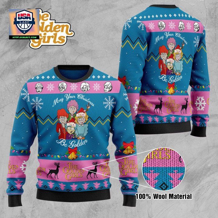 The Golden Girls May Your Christmas Be Golden Sweater Sweater