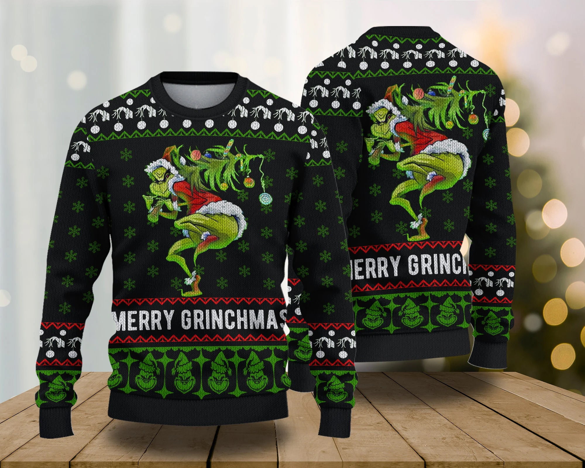 The Grinch Ugly Christmas Sweater
