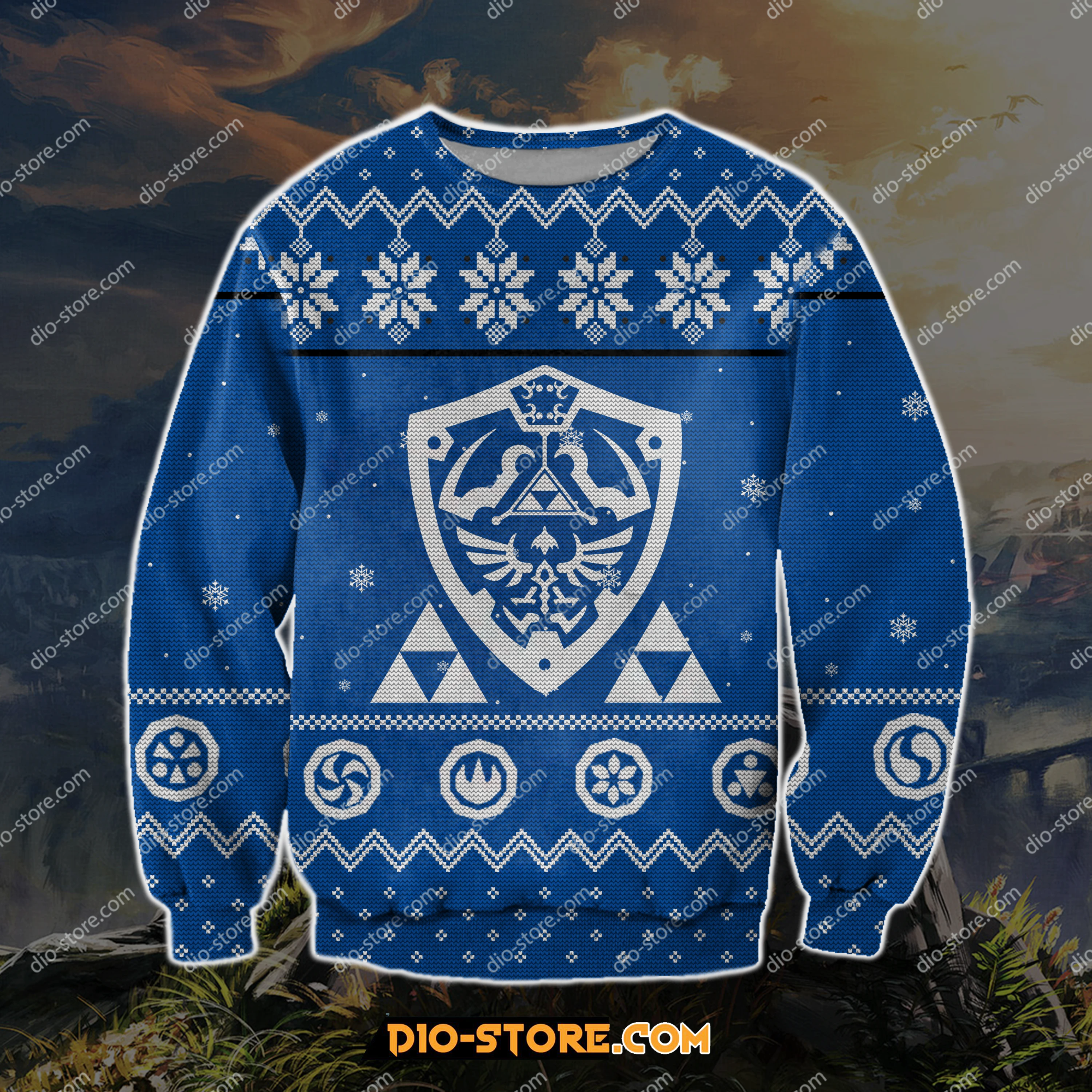 The Legend Of Zelda 3D Print Ugly Christmas Sweater