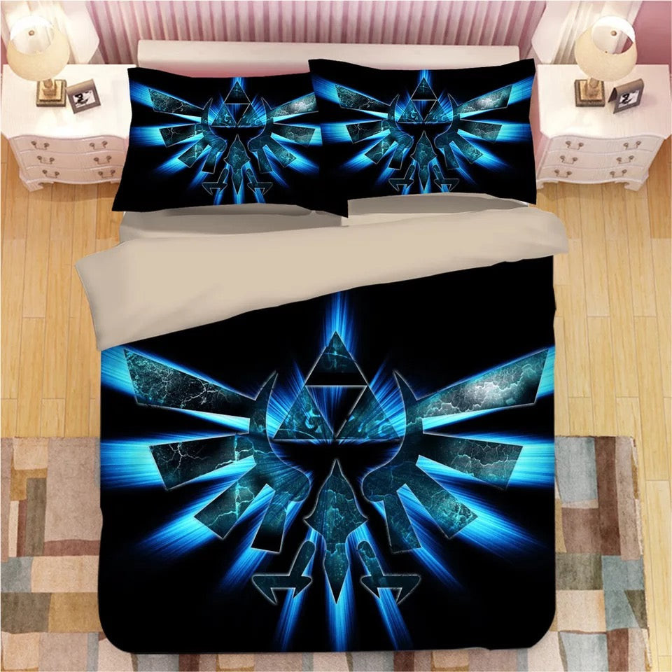 The Legend Of Zelda Link Duvet Cover Quilt Cover Pillowcase Bedding Set Bed Linen Home Bedroom Decor