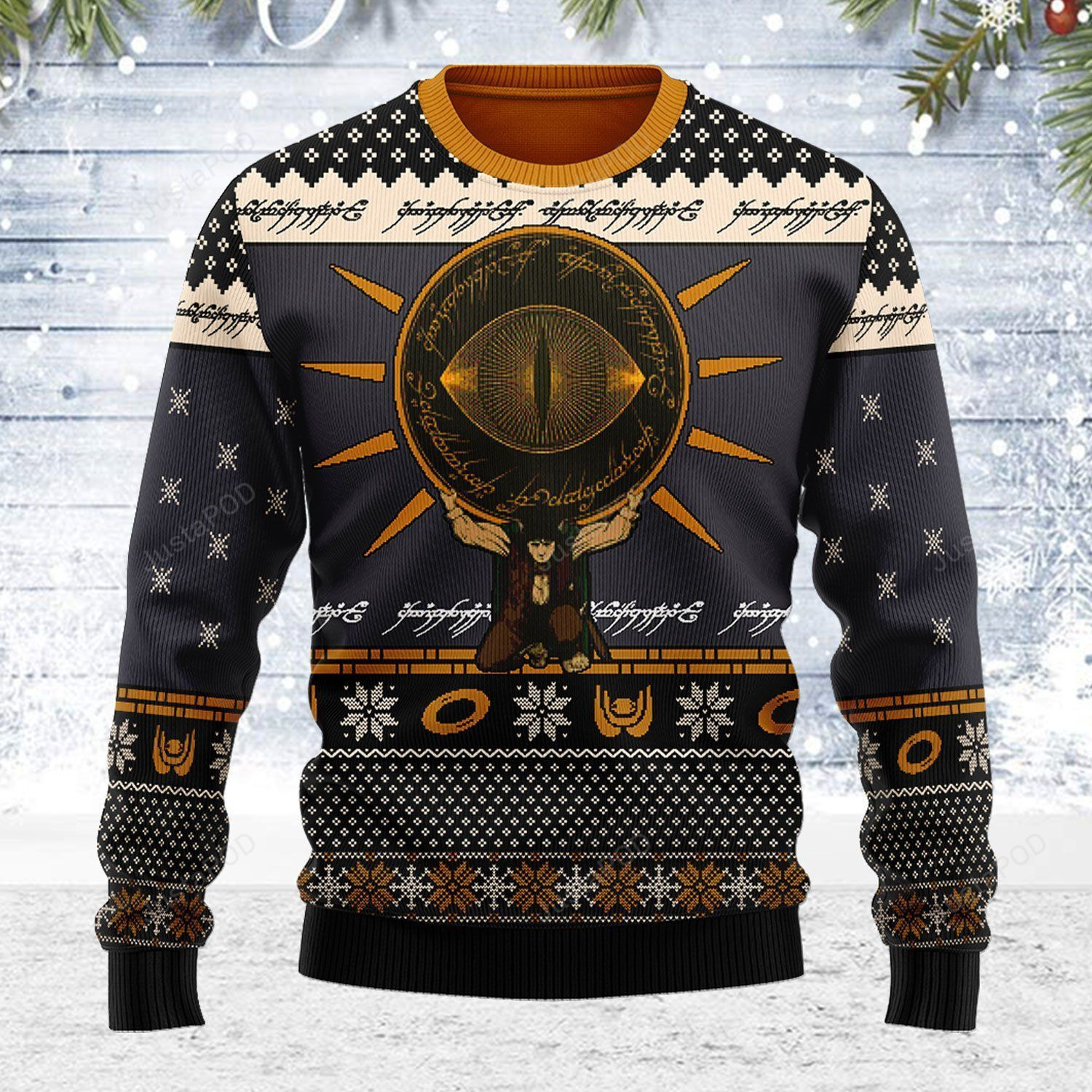 The Lord Of The Rings Burden Ugly Christmas Sweater, Perfect Holiday Gift