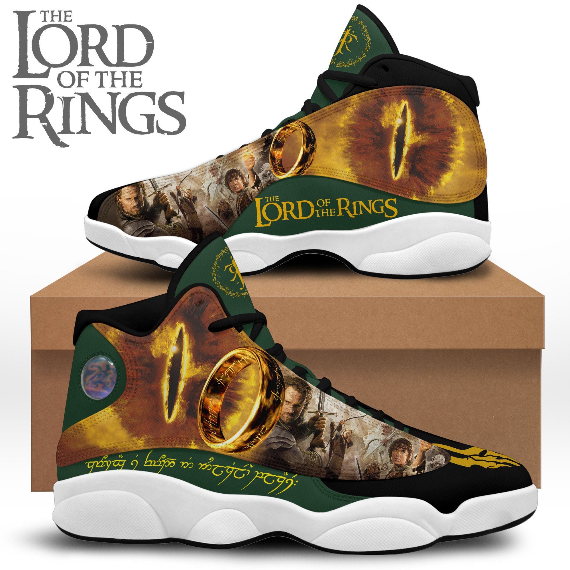 The Lord of the Rings JD13 Sneakers Shoes for Men & Women | Stylish Streetwear Shoes