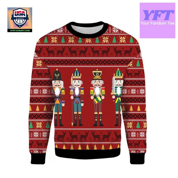 The Nutcracker Nutcracker Nutcracker 3d Ugly Christmas Sweater