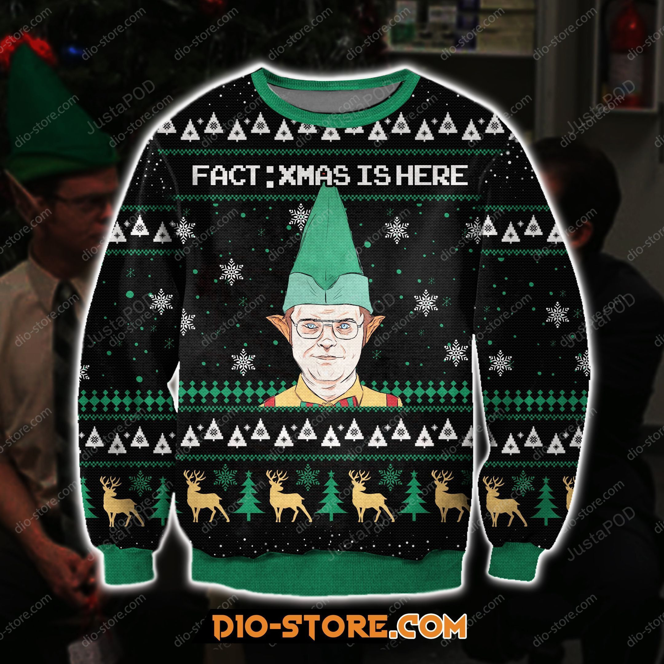 The Office Dwight Ugly Christmas Sweater, Perfect Holiday Gift