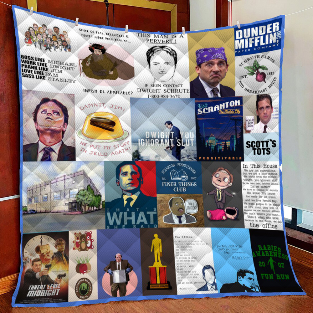 The Office Quotes Fleece Blanket Quilt Blanket For Bed