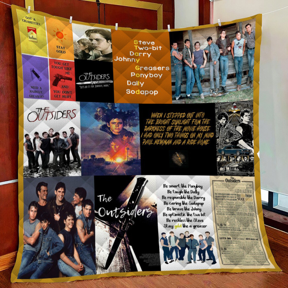 The Outsiders Fleece Blanket Quilt Blanket