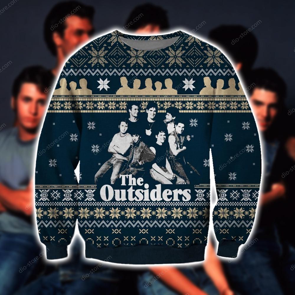 The Outsiders Knitting Pattern 3D Print Ugly Christmas Sweater