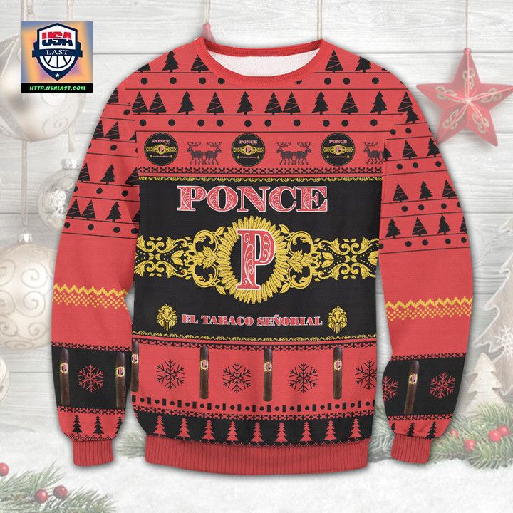 The Ponce Cigar Ugly Christmas Sweater