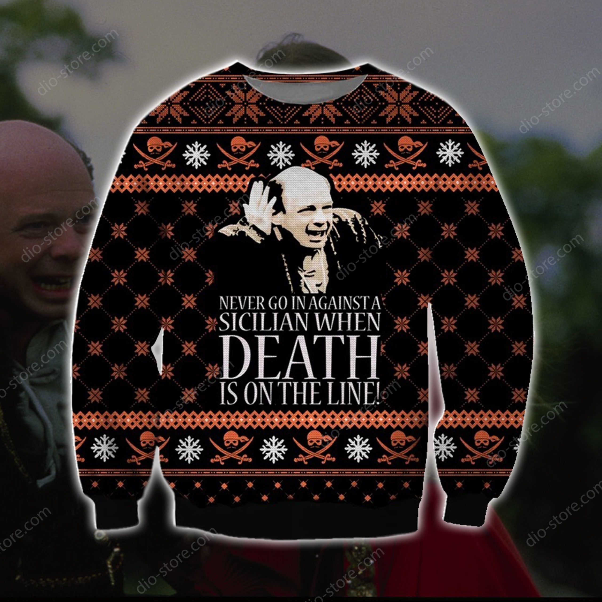 The Princess Bride Knitting Pattern 3D Print Ugly Christmas Sweater