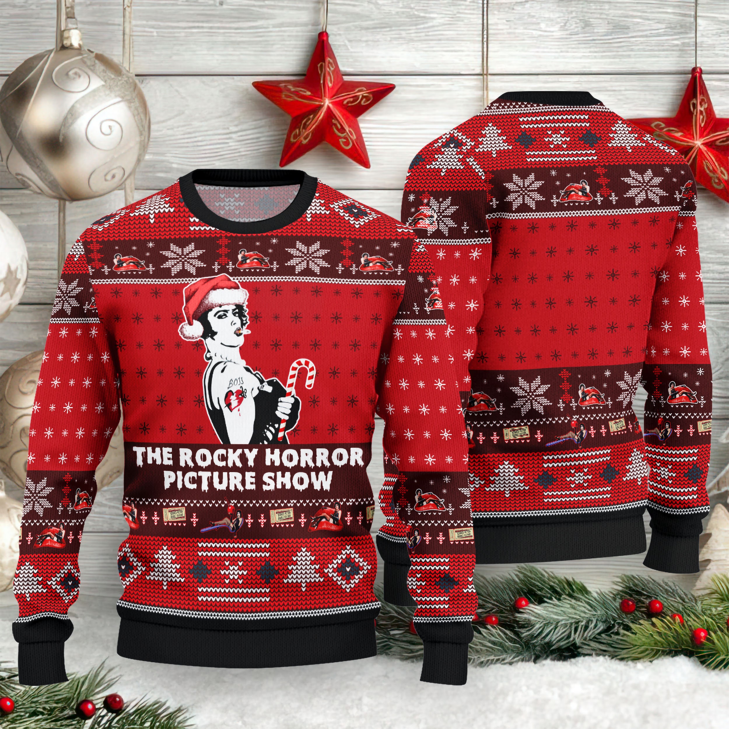 The Rocky Horror Picture Show Ugly Christmas Sweater