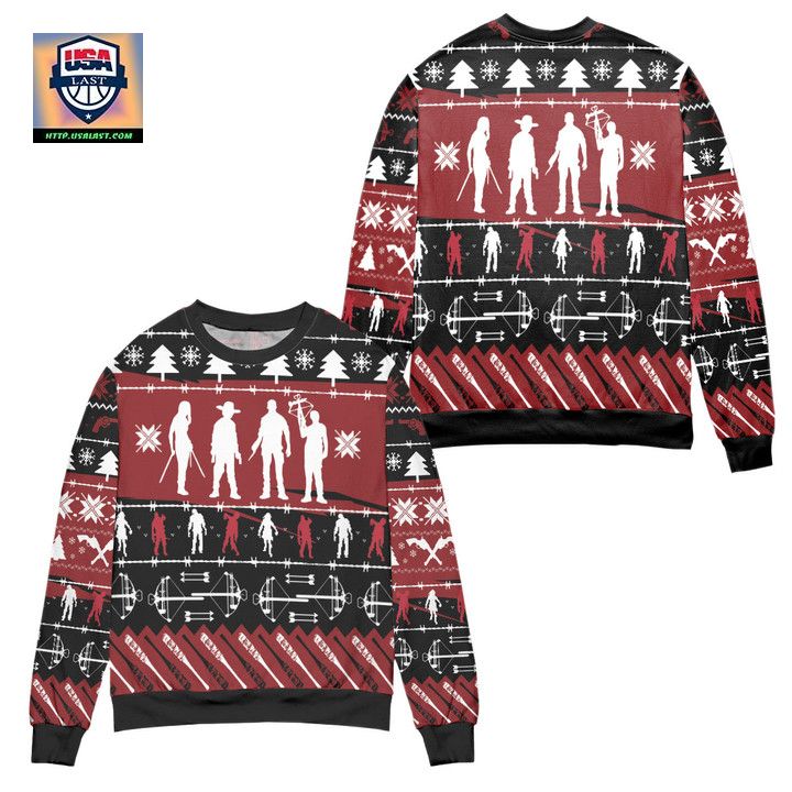 The Walking Dead Knitting Pattern Ugly Christmas Sweater