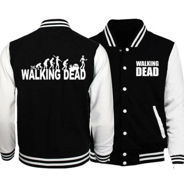 The Walking Dead TV Series Baseball Jacket for Men & Women | Movie Fan Gift