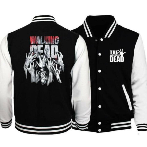 The Walking Dead TV Series Baseball Jacket for Men & Women | Movie Fan Gift