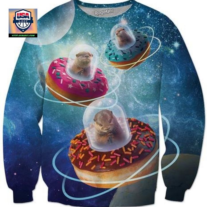 They Came From Otter Space Crewneck Sweater