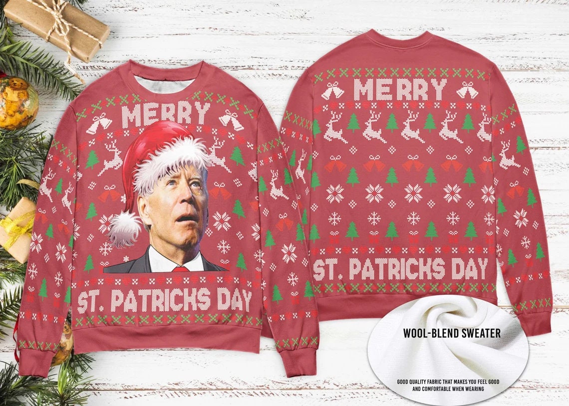 This Is My Ugly Chirstmas Patrich Day 3D Full Print Ugly Christmas Sweater