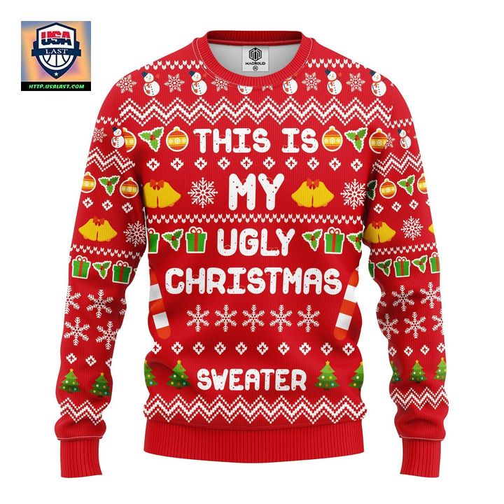 This Is My Ugly Christmas Sweater Amazing Gift Idea Thanksgiving Gift