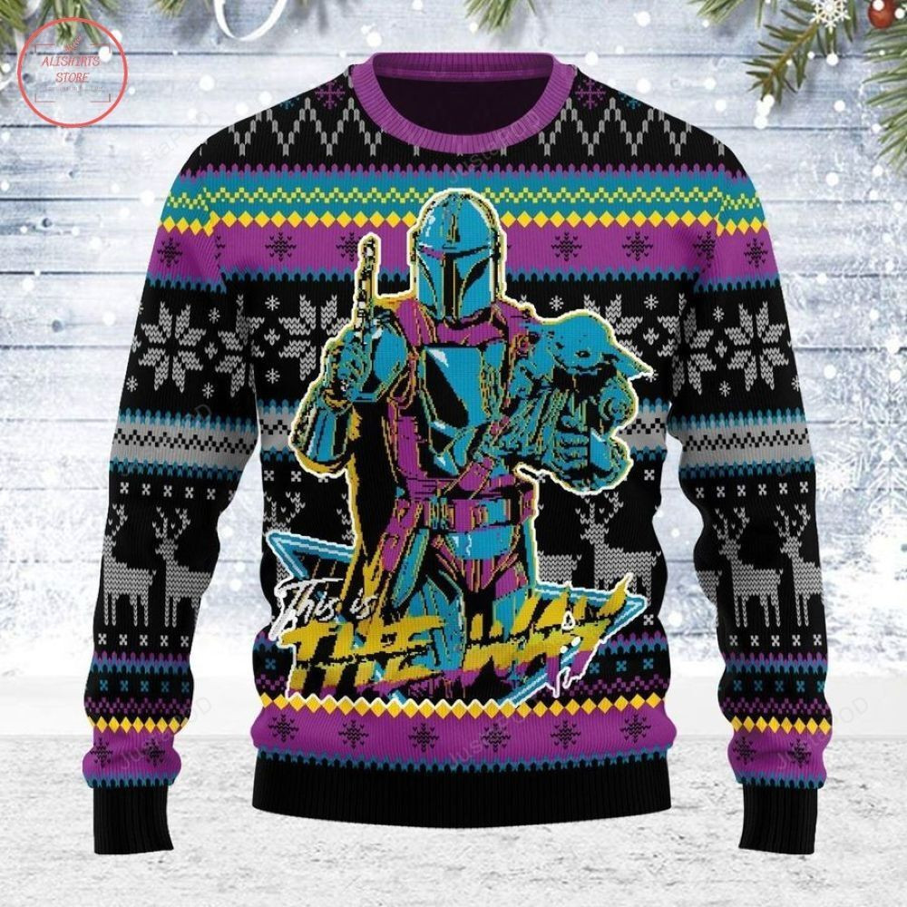 This Is The Way Star Wars Ugly Christmas Sweater, Perfect Holiday Gift