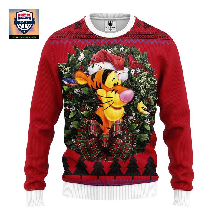 Tiger Pooh Noel Mc Ugly Christmas Sweater Ugly Christmas Sweater Thanksgiving Gift