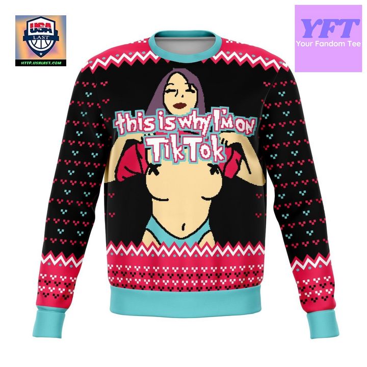 Tiktok Reason Meme Design 3d Ugly Christmas Sweater