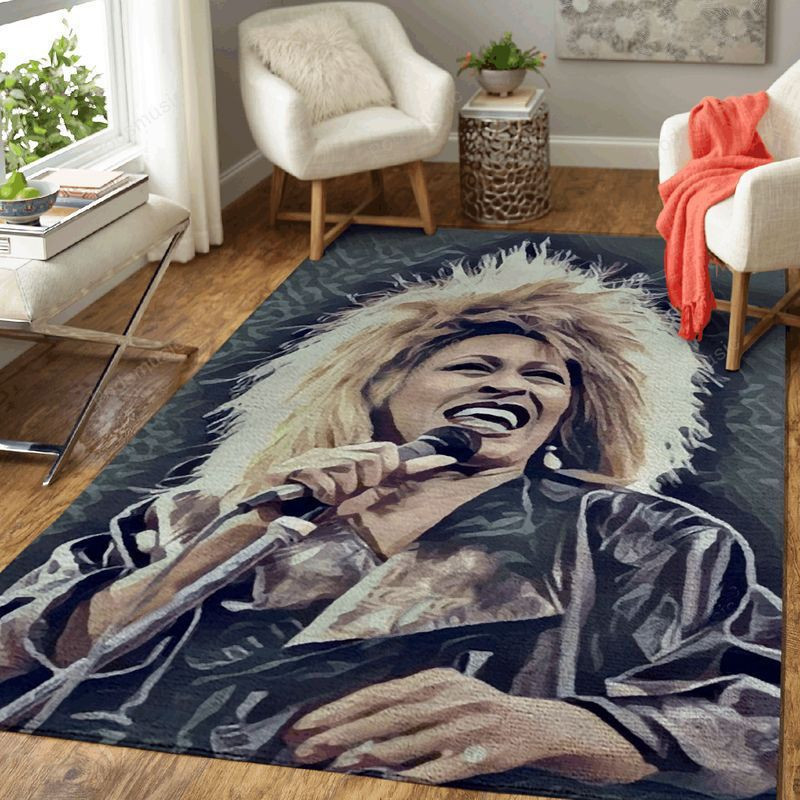 Tina Art Music Art Rectangle Area Rug – Full Print Carpet For Living Room & Bedroom Home Decor