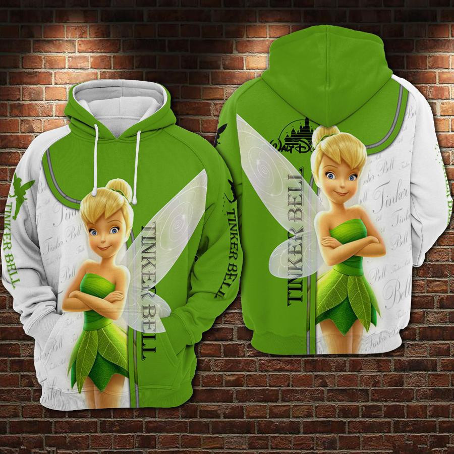 Tinker Bell 3D All Over Print Hoodie & Zip Hoodie