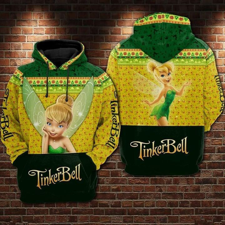 Tinker Bell 3D All Over Print Hoodie & Zip Hoodie
