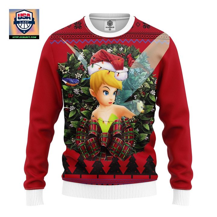 Tinkerbell Noel Mc Ugly Christmas Sweater Thanksgiving Gift