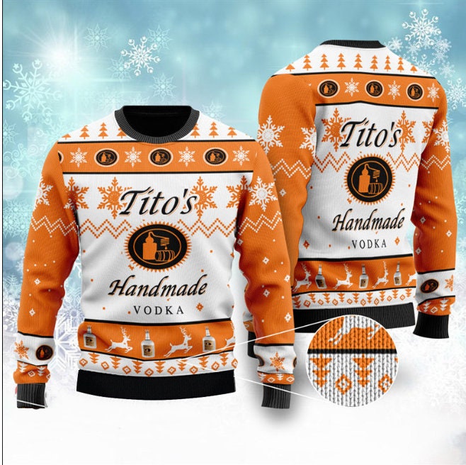 Tito's Vodka Ugly Christmas Sweater
