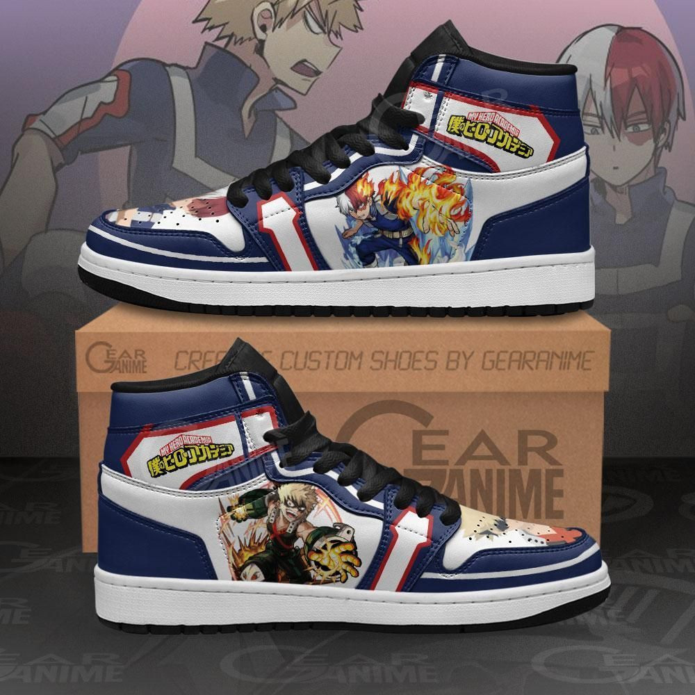 Todoroki And Bakugo My Hero Academia Anime Shoes Sport Air Jd Sneakers