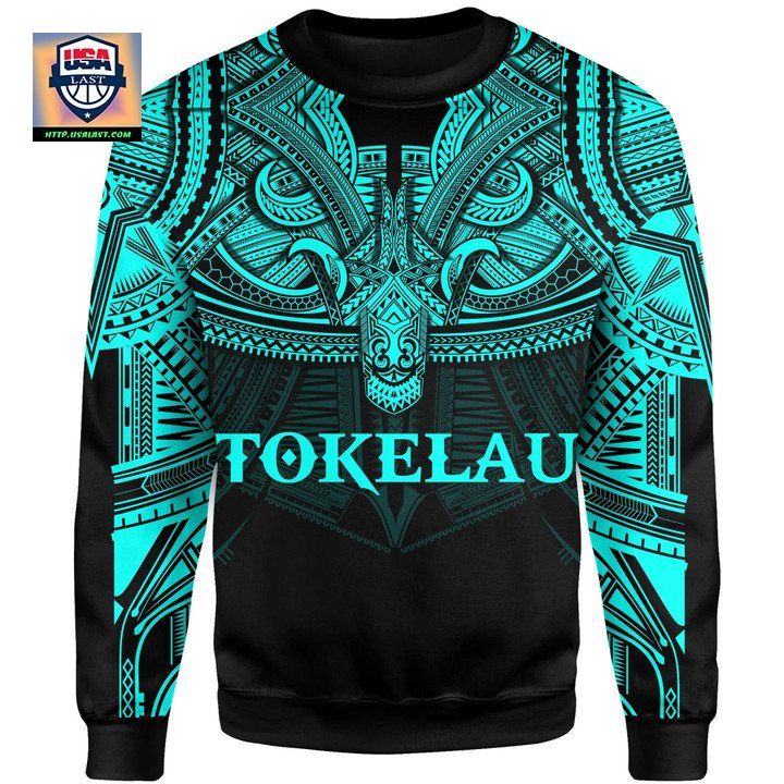Tokelau Blue Sweater Polynesian