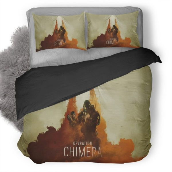 Tom Clancy's Rainbow Six Siege Duvet Cover Quilt Cover Pillowcase Bedding Set Bed Linen Home Bedroom Decor