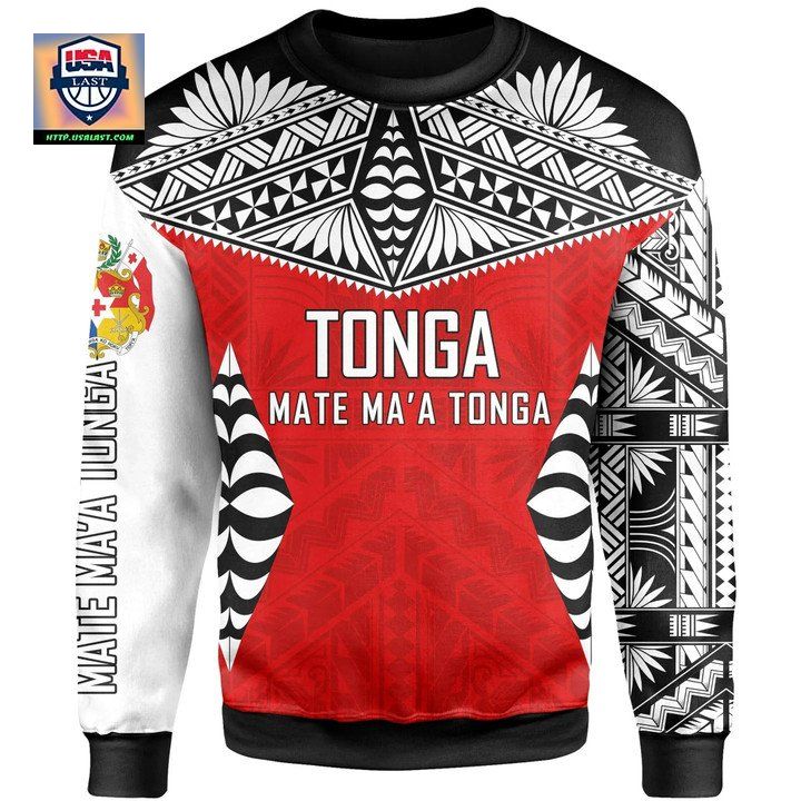 Tonga Sweater Mate Maa Tonga Knitted Long-Sleeved Sweater 