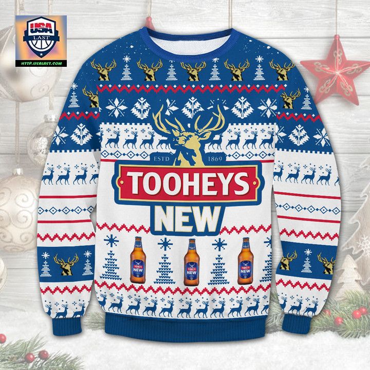 Tooheys New Beer Ugly Christmas Sweater