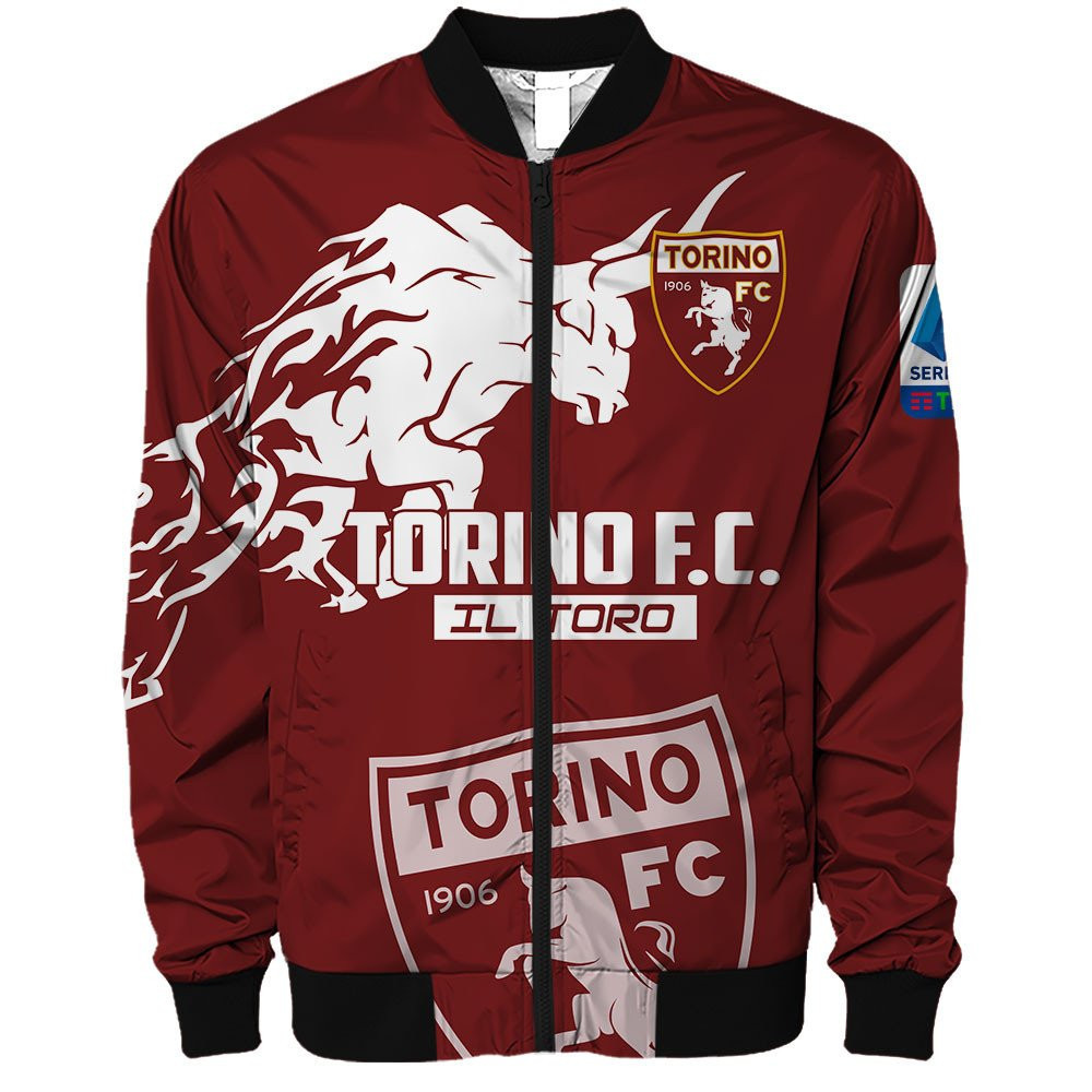Torino FC Red Bomber Jacket | Streetwear Jacket for Men & Women | Fan Gift