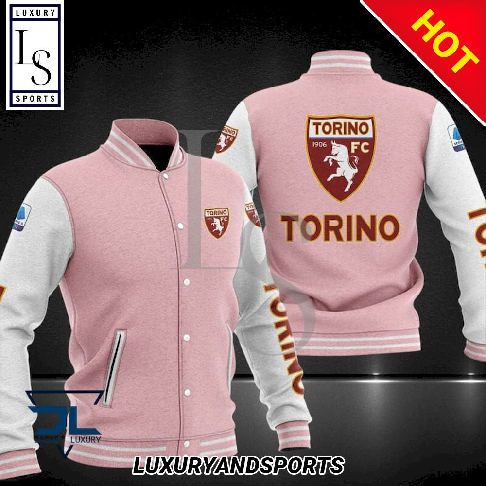 Torino FC Varsity Baseball Jacket for Men & Women | Soccer Team Fan Gift