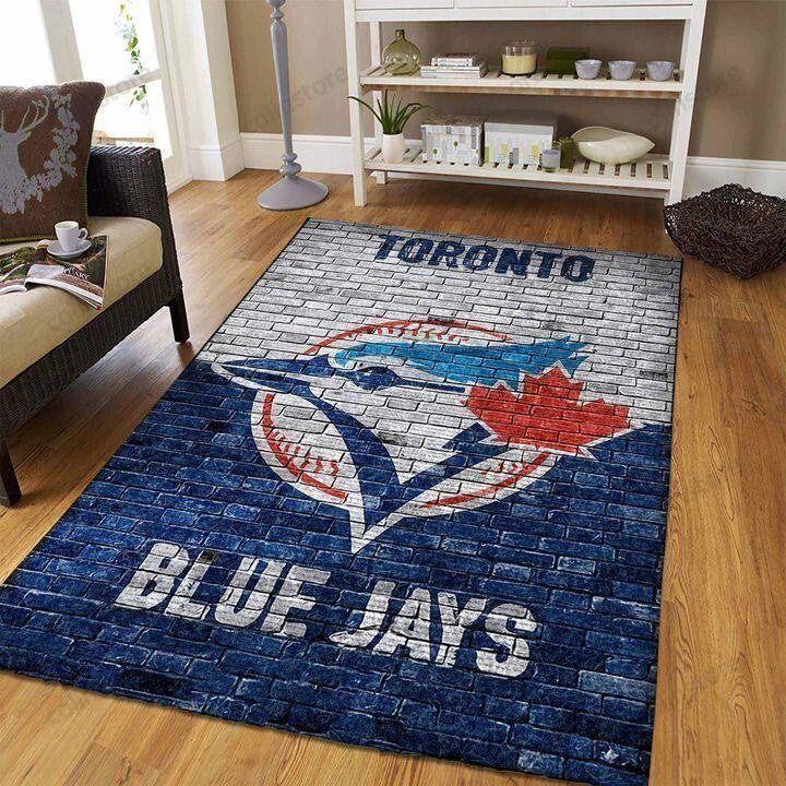 Toronto Blue Jays 3D Rectangle Area Rug – Full Print Carpet For Living Room & Bedroom Home Decor