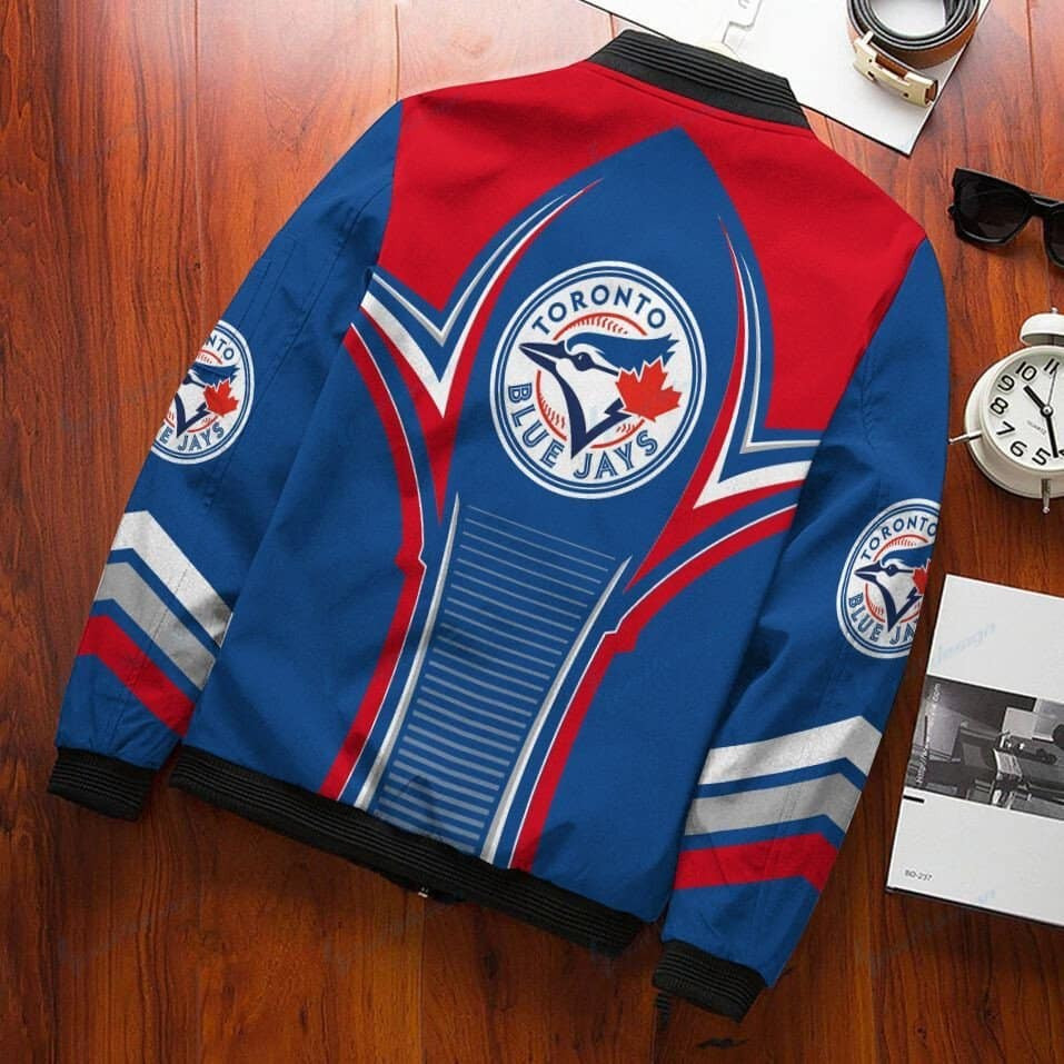 Toronto Blue Jays Bomber Jacket | MLB Team Jacket for Men & Women | Baseball Fan Gift