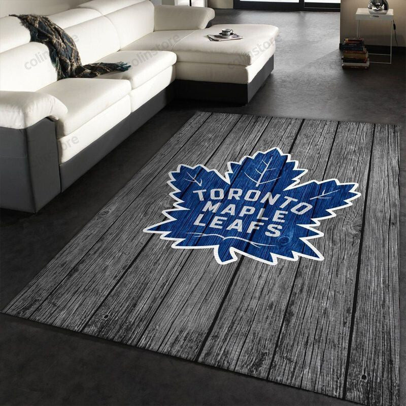 Toronto Maple Leafs 1 3D Rectangle Area Rug – Full Print Carpet For Living Room & Bedroom Home Decor