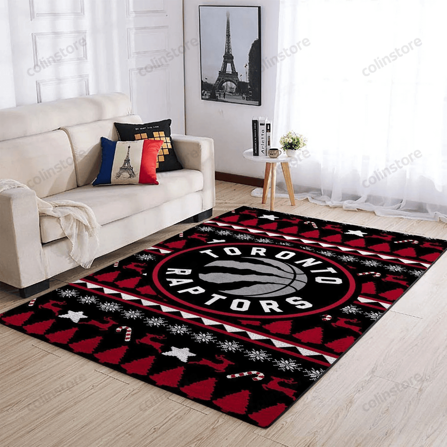 Toronto Raptors 3D Rectangle Area Rug – Full Print Carpet For Living Room & Bedroom Home Decor