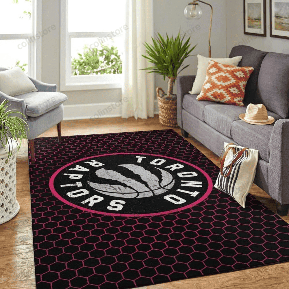 Toronto Raptors 3D Rectangle Area Rug – Full Print Carpet For Living Room & Bedroom Home Decor