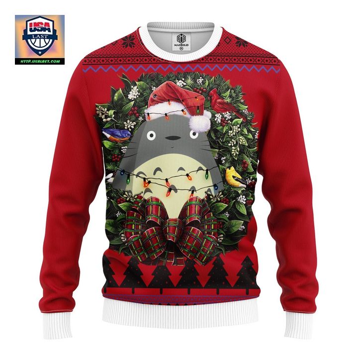 Totoro Noel 1 Mc Ugly Christmas Sweater Thanksgiving Gift