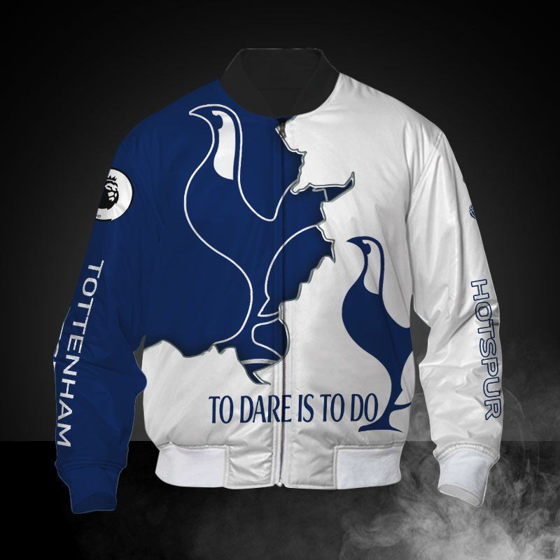 Tottenham Hotspur FC - To Dare Is To Do Bomber Jacket | Streetwear Jacket for Men & Women | Fan Gift