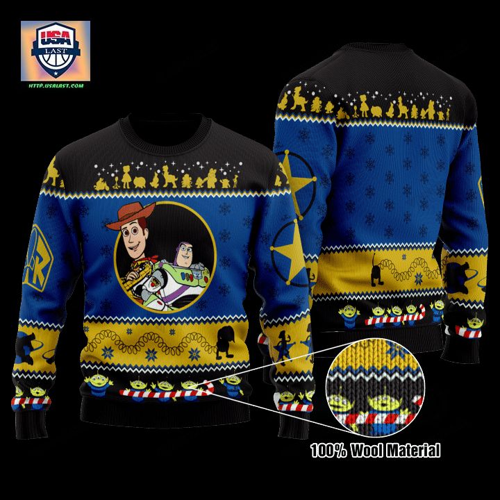 Toy Story Woody Buzz Lightyear Christmas Sweater