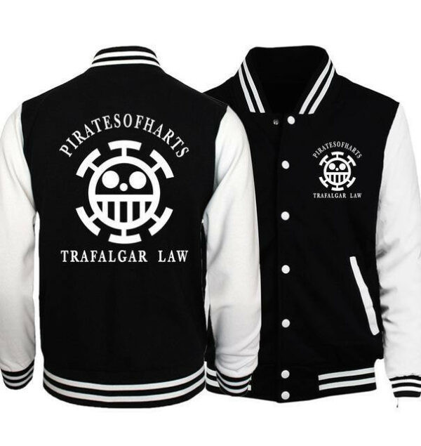 Trafalgar Law One Piece Anime Baseball Jacket for Men & Women | Anime Fan Gift