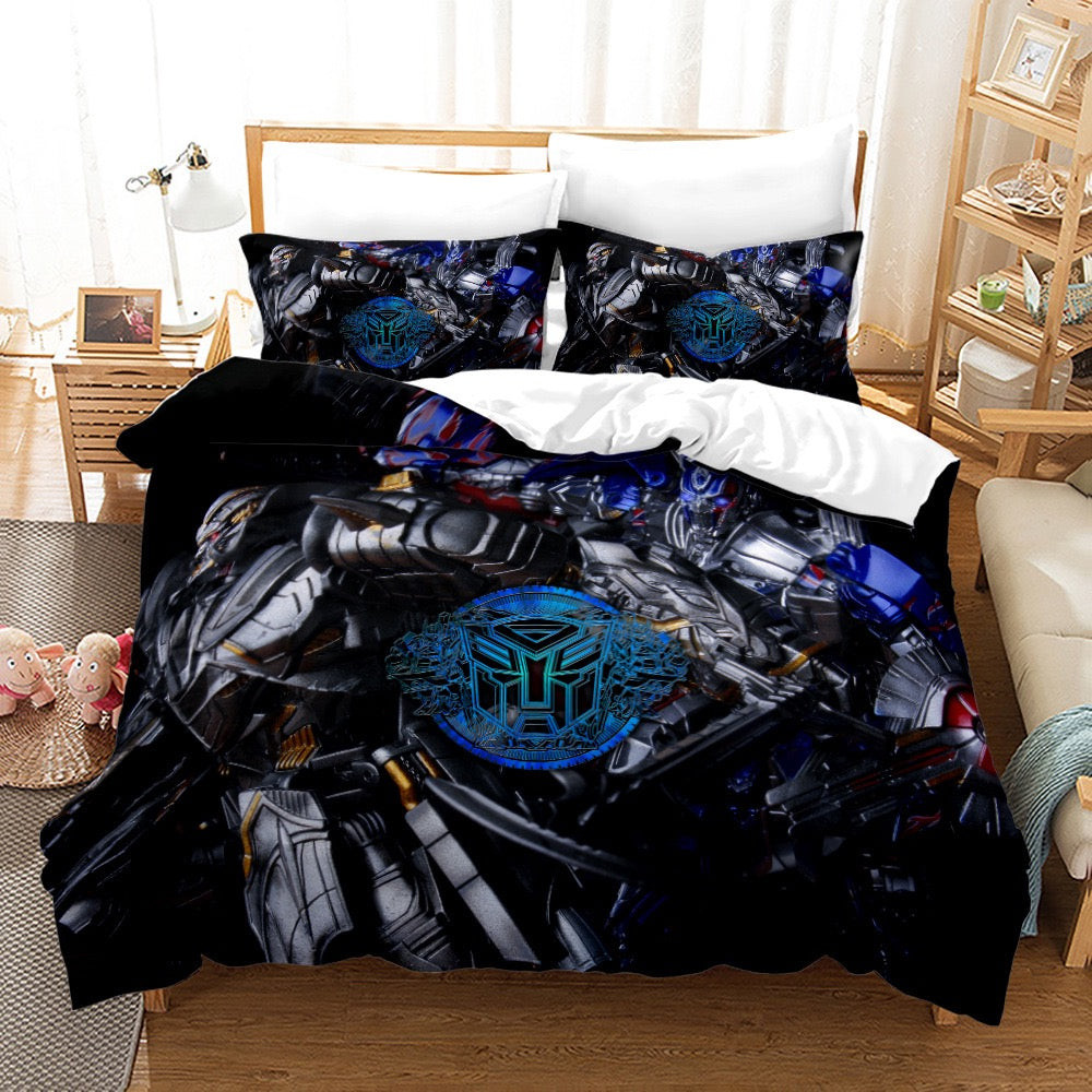 Transformers Duvet Cover Quilt Cover Pillowcase Bedding Set Bed Linen Home Bedroom Decor