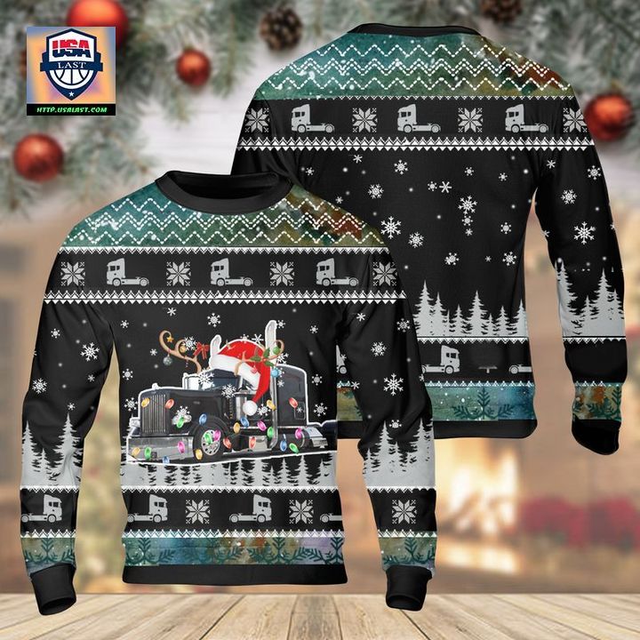Trucker Christmas AOP Sweater