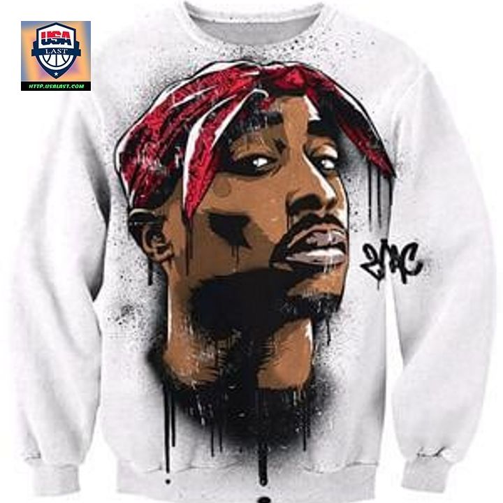 Tupac Shakur Graffiti Sweater Sh3335