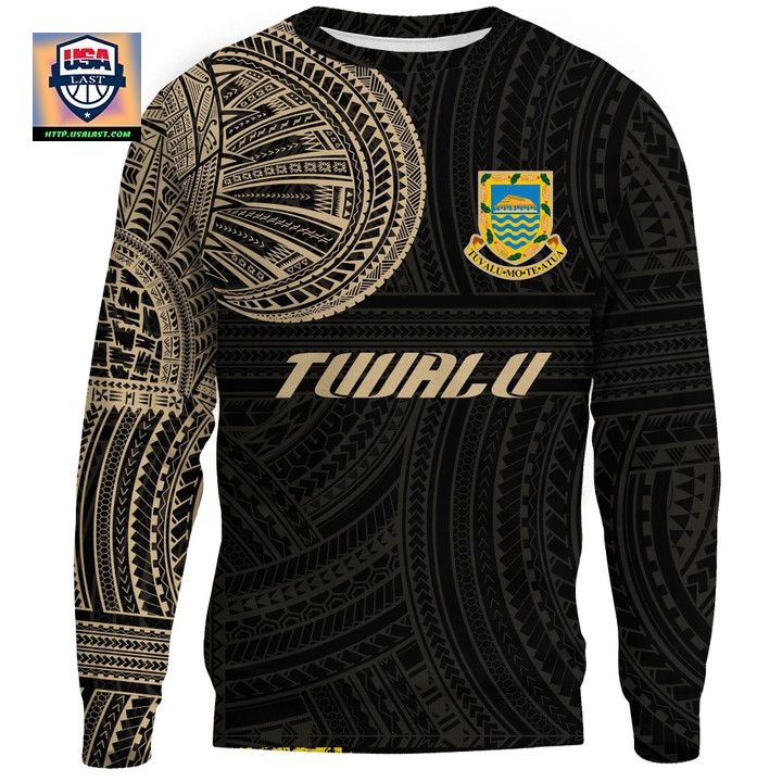 Tuvalu Sweater Polynesian Tattoo Style A31