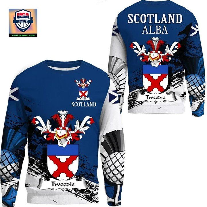 Tweedie Scottish Family Crest Scotland Special Sweater 